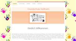 Desktop Screenshot of grundschule-hessheim.de